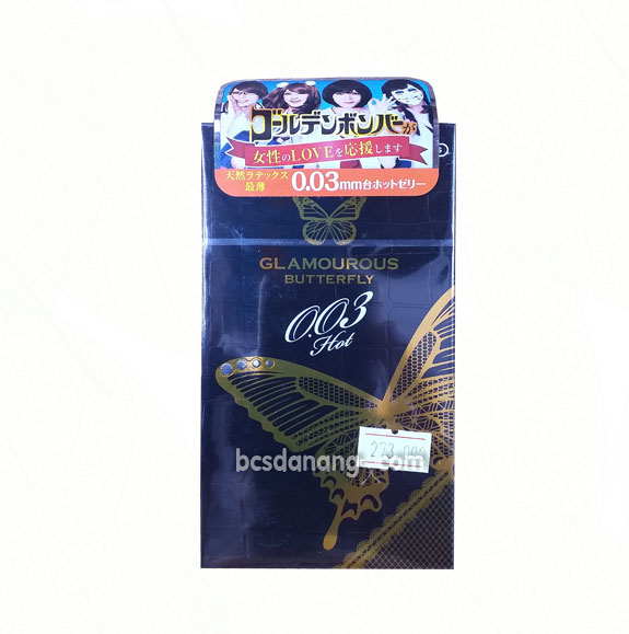 Bao Cao Su Kéo Dài Thời Gian Jex Glamourous Butterfly Hot 0.03