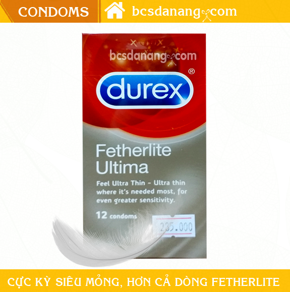 Bao Cao Su Siêu Mỏng Durex Fetherlite 12s - Shop Bao Cao Su Đà Nẵng