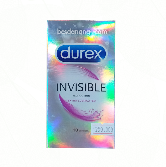 Bao Cao Su Siêu Mỏng Siêu Trơn Durex Invisible 10s - Shop Bao Cao Su Đà Nẵng