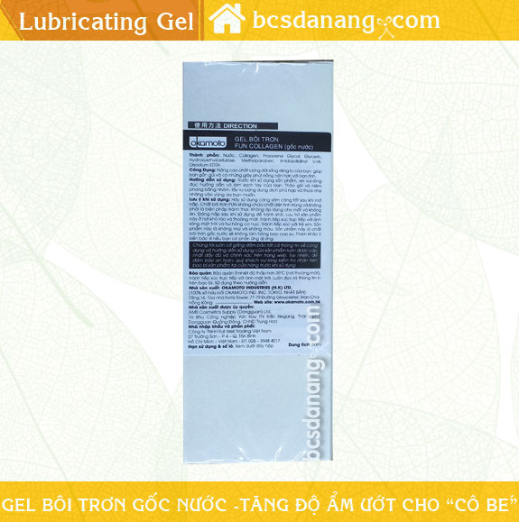 Gel Bôi Trơn Okamoto Fun - Collagen 60ml - Shop Bao Cao Su Đà Nẵng