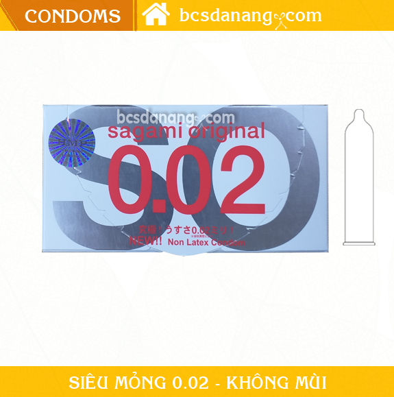 Bao Cao Su Siêu Mỏng Sagami 0.02