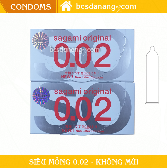 Bao Cao Su Siêu Mỏng Sagami 0.02