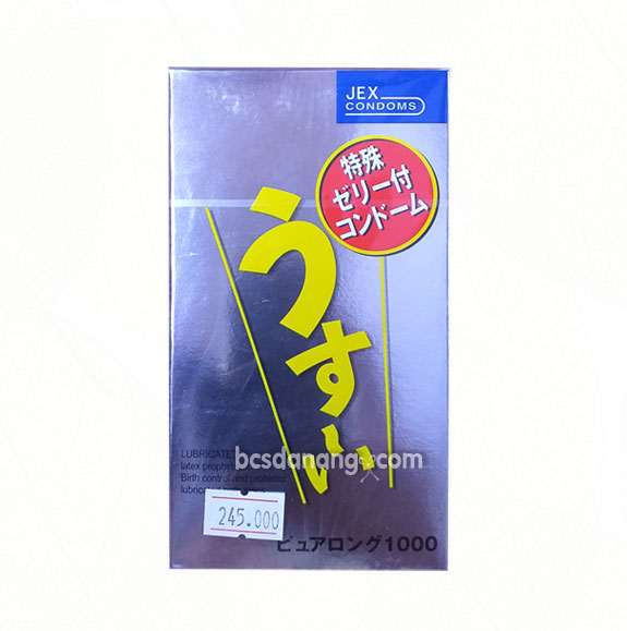 Bao Cao Su Kéo Dài Thời Gian Jex Usui Pure long 12 Cái