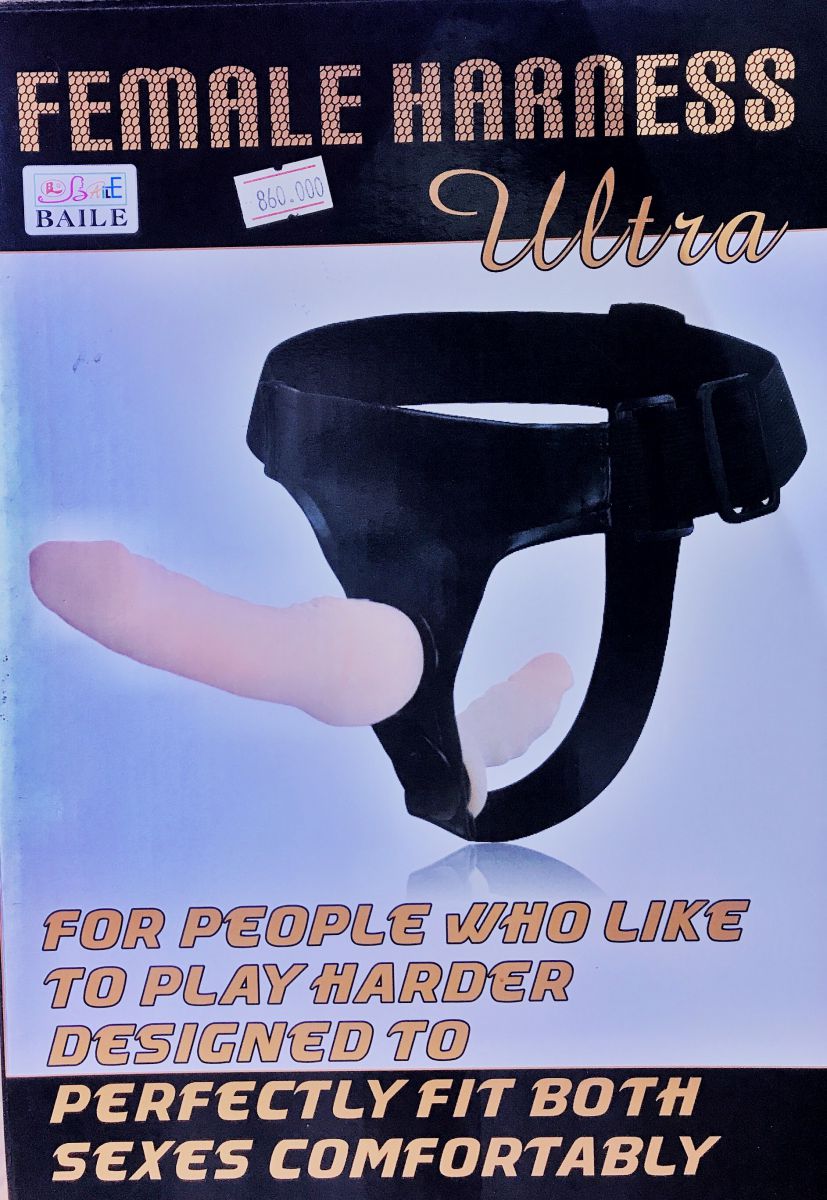 Dương Vật Giả 2 Đầu Có Dây FEMALE HARNESS ULTRA - Shop Bao Cao Su Đà Nẵng
