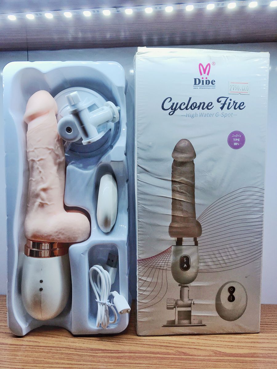 Dương Vật Giả Rung Thụt Ngoáy Gắn Tường Điều Khiển Từ Xa  Cyclone Fire - Shop Bao Cao Su Đà Nẵng